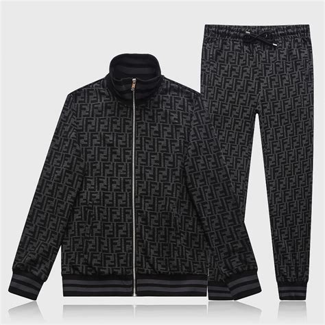 fendi tracksuit mens white|fendi tracksuit men's price.